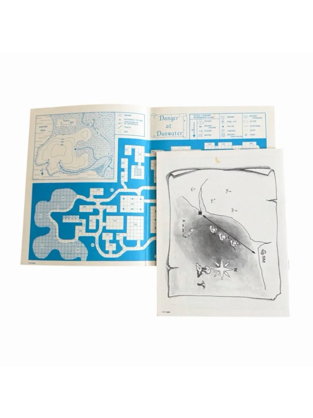 1982 Advanced Dungeons & Dragons Dungeon Module U2 Danger At Dunwater TSR AD&D